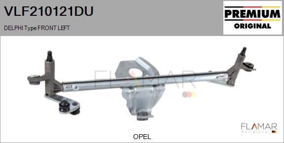 FLAMAR VLF210121DU - Wiper Linkage car-mod.net