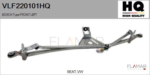FLAMAR VLF220101HQ - Wiper Linkage car-mod.net