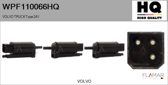 FLAMAR WPF110066HQ - Water Pump, window cleaning car-mod.net
