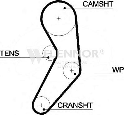 Flennor 4492V - Timing Belt car-mod.net