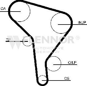 Flennor 4511V - Timing Belt car-mod.net