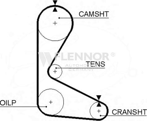 Flennor 4004 - Timing Belt car-mod.net