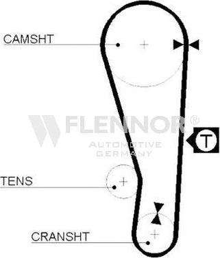 Flennor 4172V - Timing Belt car-mod.net