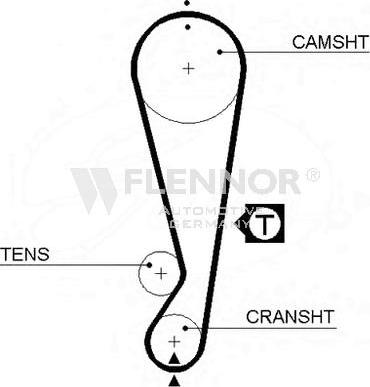 Flennor 4392V - Timing Belt car-mod.net