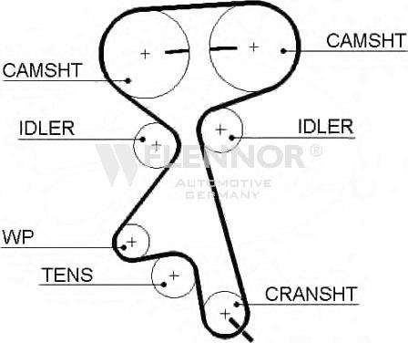 Flennor 4258V - Timing Belt car-mod.net