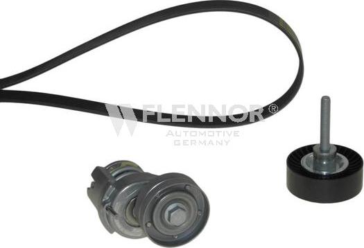 Flennor F966PK1735 - V-Ribbed Belt Set car-mod.net
