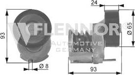 Flennor FA20936 - Pulley, v-ribbed belt car-mod.net