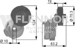 Flennor FS99285 - Pulley, v-ribbed belt car-mod.net