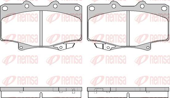Flexible Drive 042904 - Brake Pad Set, disc brake car-mod.net