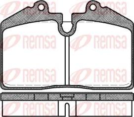 Flexible Drive 014020UC - Brake Pad Set, disc brake car-mod.net