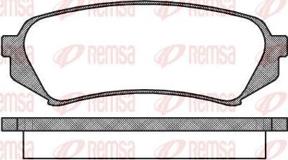 Flexible Drive 070600UC - Brake Pad Set, disc brake car-mod.net