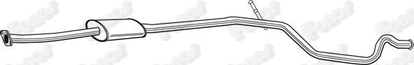 Fonos 615733 - Middle Silencer car-mod.net