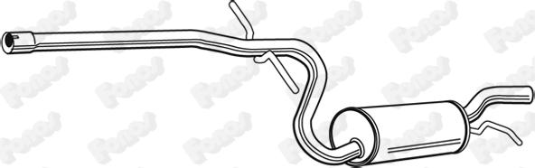 Fonos 616502 - Middle Silencer car-mod.net