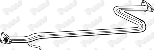 Fonos 05449 - Exhaust Pipe car-mod.net