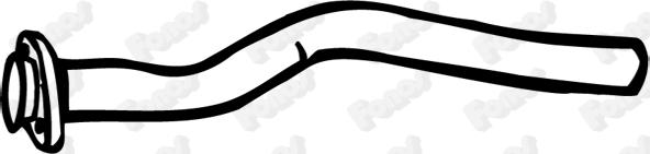 Fonos 08870 - Exhaust Pipe car-mod.net