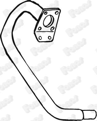 Fonos 08363 - Exhaust Pipe car-mod.net