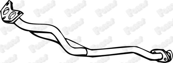 Fonos 02600 - Exhaust Pipe car-mod.net