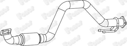 Fonos 10848 - Exhaust Pipe car-mod.net