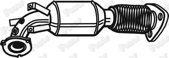Fonos 20867 - Catalytic Converter car-mod.net