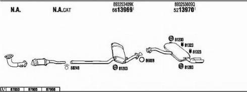 Fonos AD90013 - Exhaust System car-mod.net