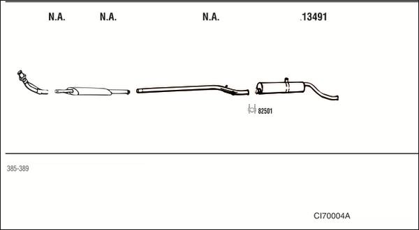 Fonos CI70004A - Exhaust System car-mod.net
