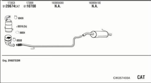 Fonos CIK057403A - Exhaust System car-mod.net