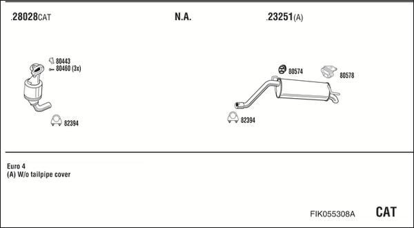 Fonos FIK055308A - Exhaust System car-mod.net