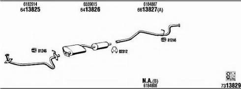 Fonos FO80634 - Exhaust System car-mod.net