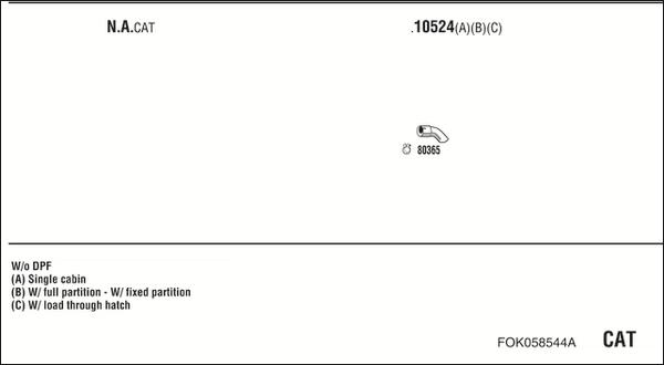 Fonos FOK058544A - Exhaust System car-mod.net