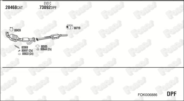 Fonos FOK006886 - Exhaust System car-mod.net