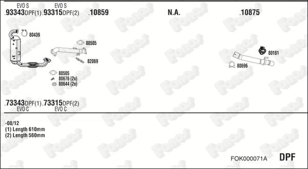 Fonos FOK000071A - Exhaust System car-mod.net