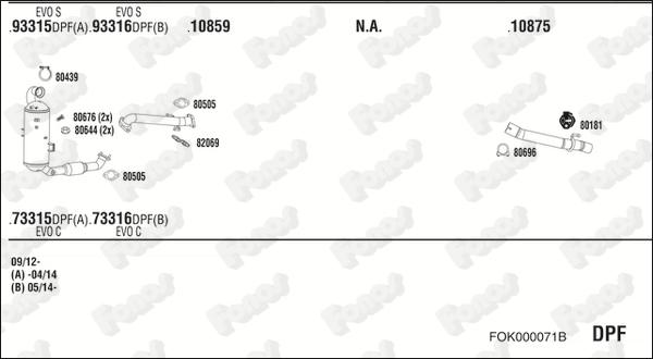 Fonos FOK000071B - Exhaust System car-mod.net