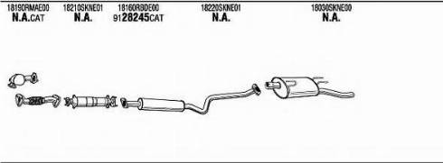 Fonos HOH18473A - Exhaust System car-mod.net