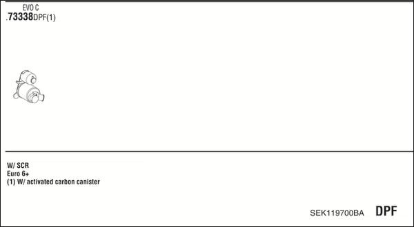 Fonos SEK119700BA - Exhaust System car-mod.net