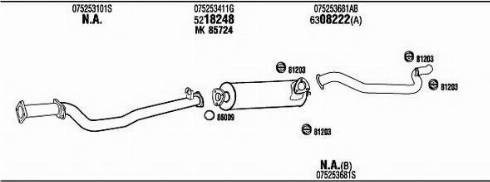 Fonos VW60236 - Exhaust System car-mod.net