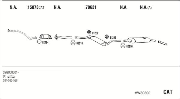 Fonos VW80302 - Exhaust System car-mod.net
