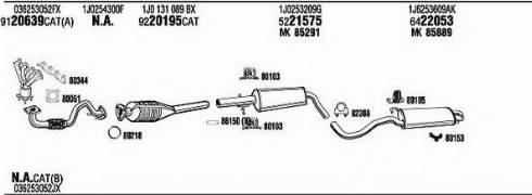 Fonos VWH16340 - Exhaust System car-mod.net