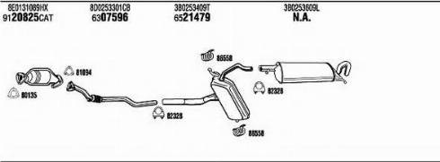 Fonos VWH16347 - Exhaust System car-mod.net