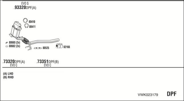 Fonos VWK023179 - Exhaust System car-mod.net