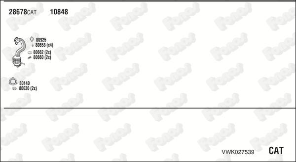 Fonos VWK027539 - Exhaust System car-mod.net