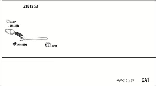 Fonos VWK121177 - Exhaust System car-mod.net