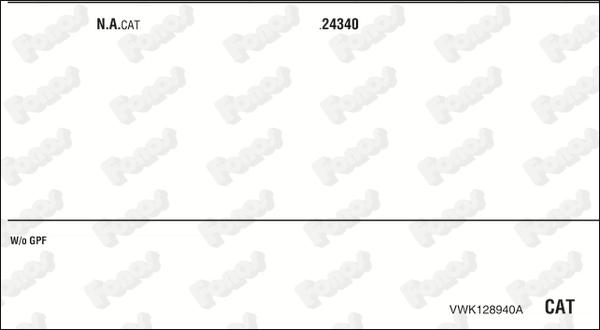 Fonos VWK128940A - Exhaust System car-mod.net
