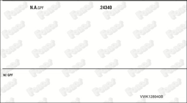 Fonos VWK128940B - Exhaust System car-mod.net