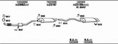 Fonos VWT17357 - Exhaust System car-mod.net