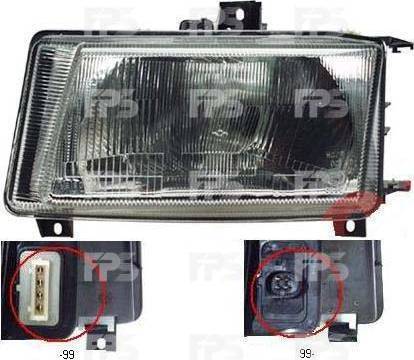 CARRO 049705131 - Headlight car-mod.net