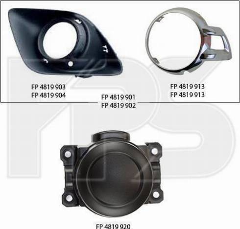 CARRO 551003991 - Ventilation Grille, bumper car-mod.net