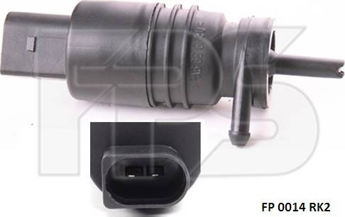FPS FP 0014 RK2 - Water Pump, window cleaning car-mod.net