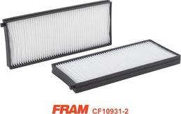 FRAM CF10931-2 - Filter, interior air car-mod.net