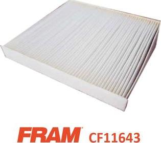 FRAM CF11643 - Filter, interior air car-mod.net