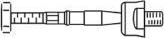 FRAP F4192 - Inner Tie Rod, Axle Joint car-mod.net